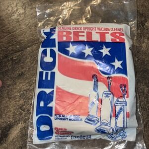 ORECK GENUINE UPRIGHT VACUUM CLEANER BELTS 0300604 3 PACK BELT OEM Sealed Bag
